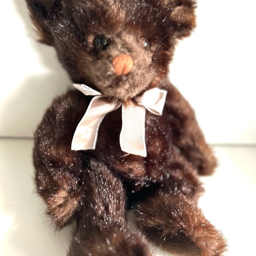 Mink-Like Teddy Bear, 13”H, NWOT, Adorable!